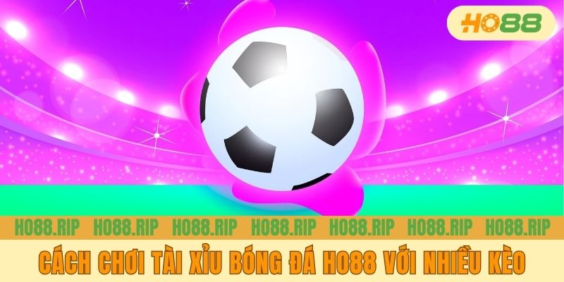 Cách chơi tài xỉu bóng đá HO88 với nhiều kèo