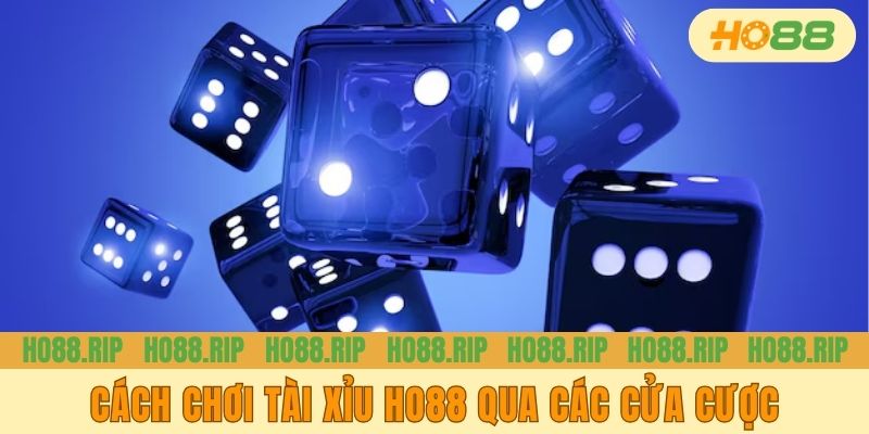 Cách chơi Tài Xỉu HO88 qua các cửa cược